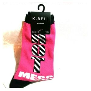 K Bell Hot Mess socks